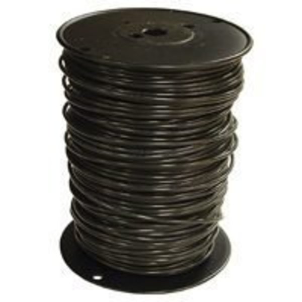 Southwire Southwire 10BK-SOLX500 Solid Building Wire, 10 AWG, 500 ft L, Black Nylon Sheath 10BK-SOLX500